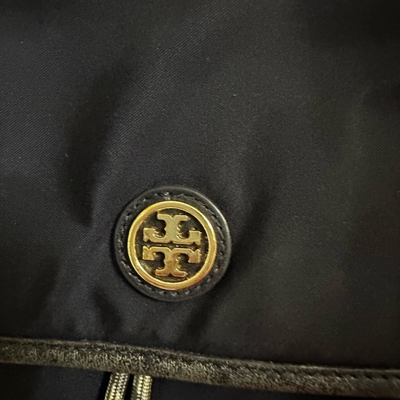 Tory Burch Black and Navy Backpack